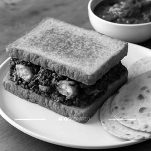 Spinach Paneer Sandwich