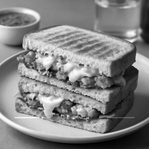 Cheese Chicken Tikka Sandwich
