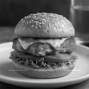 Paneer Peri Peri Burger