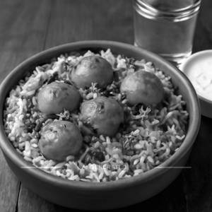 Dum Aloo Biryani