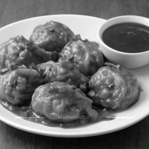 Dragon Chilli Momos [6 Pieces]