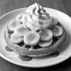 Banana & Caramel Waffle