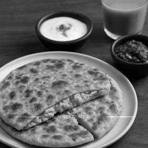 Paneer paratha
