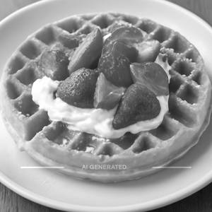 Strawberry Cream Cheese Waffle