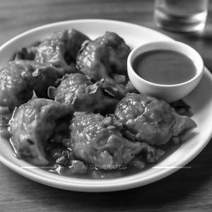 Chilly Chicken Momos - 6pcs