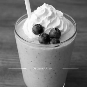 Blue Berry Milk Shake