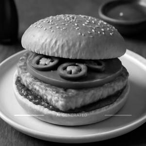OB Paneer Jalapeno Burger