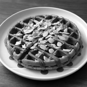 Almond waffle