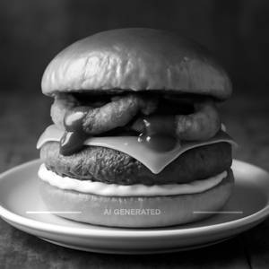 Barbeque veg burger
