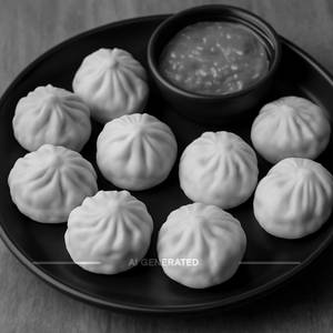 Steam momos platter