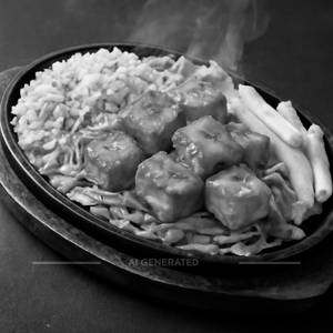 Paneer Hot Pan Sizzler