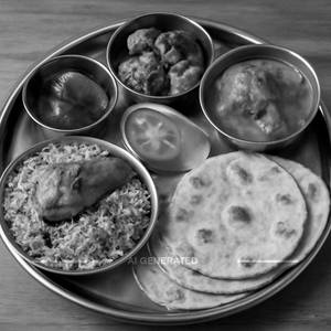 Premium Chicken Thali