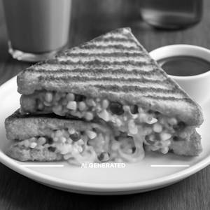 Cheese Corn Paneer Sandwich