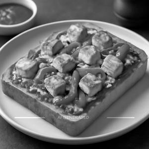 Paneer Bread Pizza