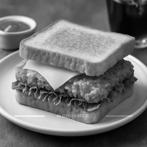 Crispy Chicken Cheese Sandwich