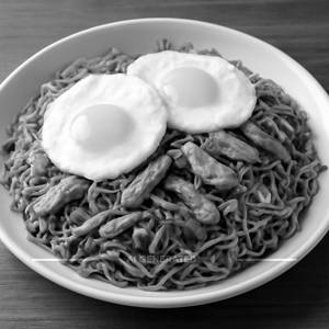Double Egg Chicken Noodles