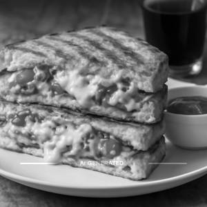Veg Cheese Pizza Sandwich