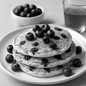 Blueberry pancake
