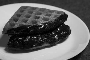 Belgian Chocolate Dark Waffle