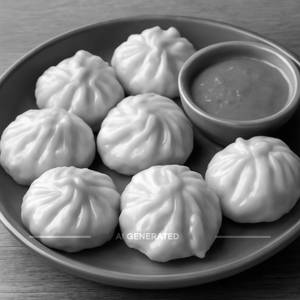 Chicken Cheese Momos [8 Pieces]