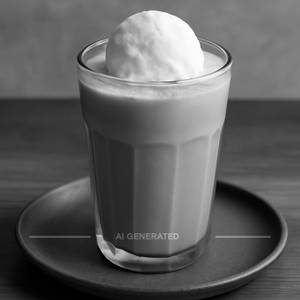 Cold Coffee With Vanilla Ice Cream