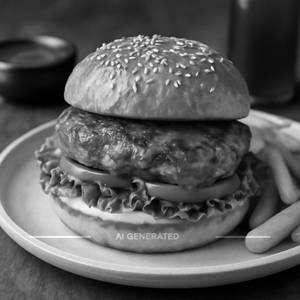 Peri peri chicken burger