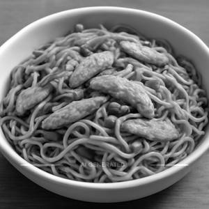 Chicken noodles