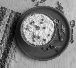 Curd rice with appalam