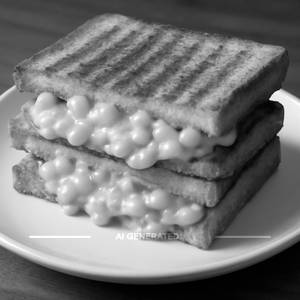 Cheese And Corn Sandwich