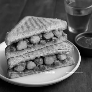 Chilli Paneer Sandwich [4 Pieces]