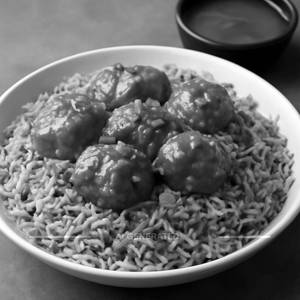Chicken Manchurian Fried Rice