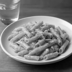Pink blush penne pasta