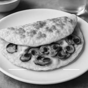 Mushroom and Cheese Omelette