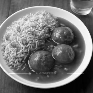 Veg Manchurian Rice