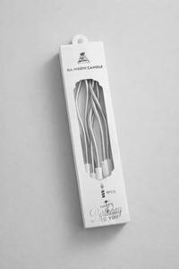 Golden Zig Zag Candle