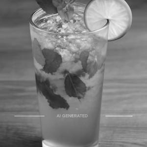 Blue lagoon mojito