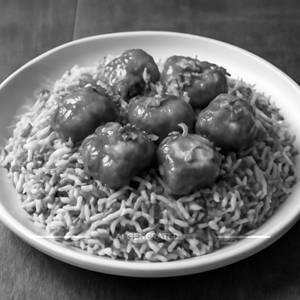 Veg Paneer Manchurian Rice