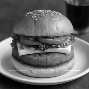 Paneer tikki Cheese Burger