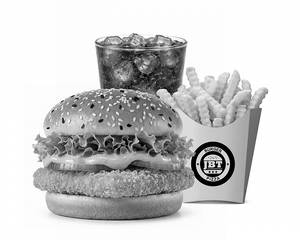 Spicy Paneer Burger Meal