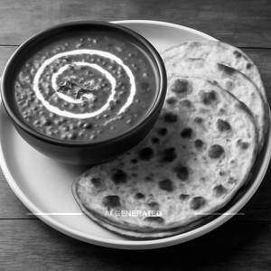 Dal Makhani With 2 Tandoor Roti