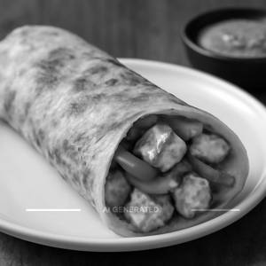 Pepper Paneer Roll