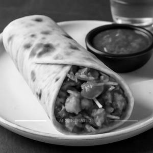Chicken Schezwan Shawarma 