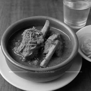 Handi Mutton (plate)