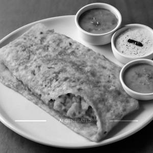 Onion Rava Masala Dosa