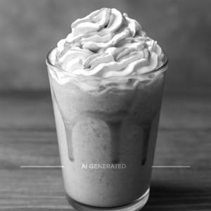 Caramel frappe coffee
