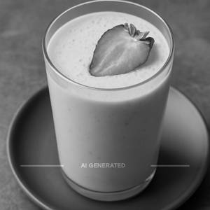 Strawberry lassi