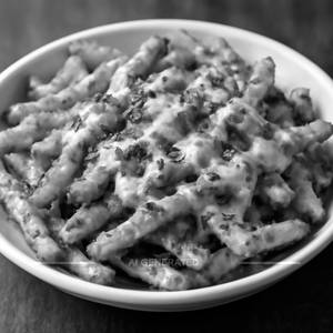 Masala cheese fries