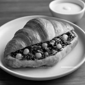 Spinach And Corn Croissant
