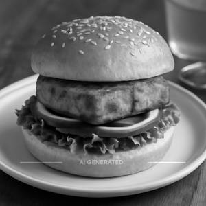 Paneer tikka burger