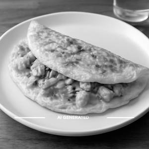 Chicken Cheese Omelette                                                                                                                             